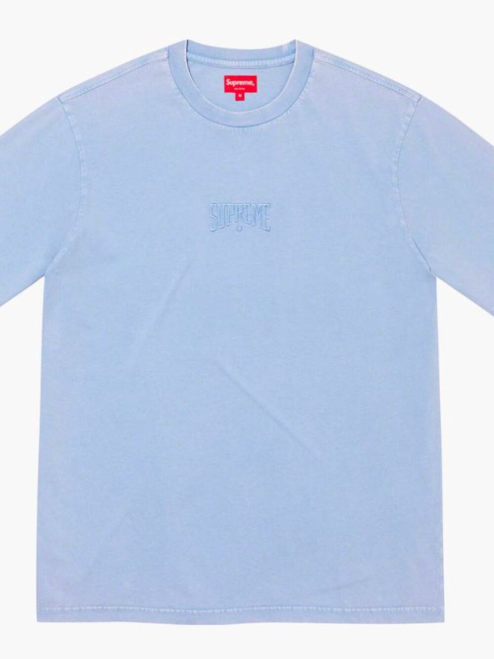 Supreme Acid Wash Short-Sleeve Top, Light Blue, sz XL - NWOT, comes with bag!